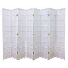 Zen 8 Panel Rice Paper Room Divider